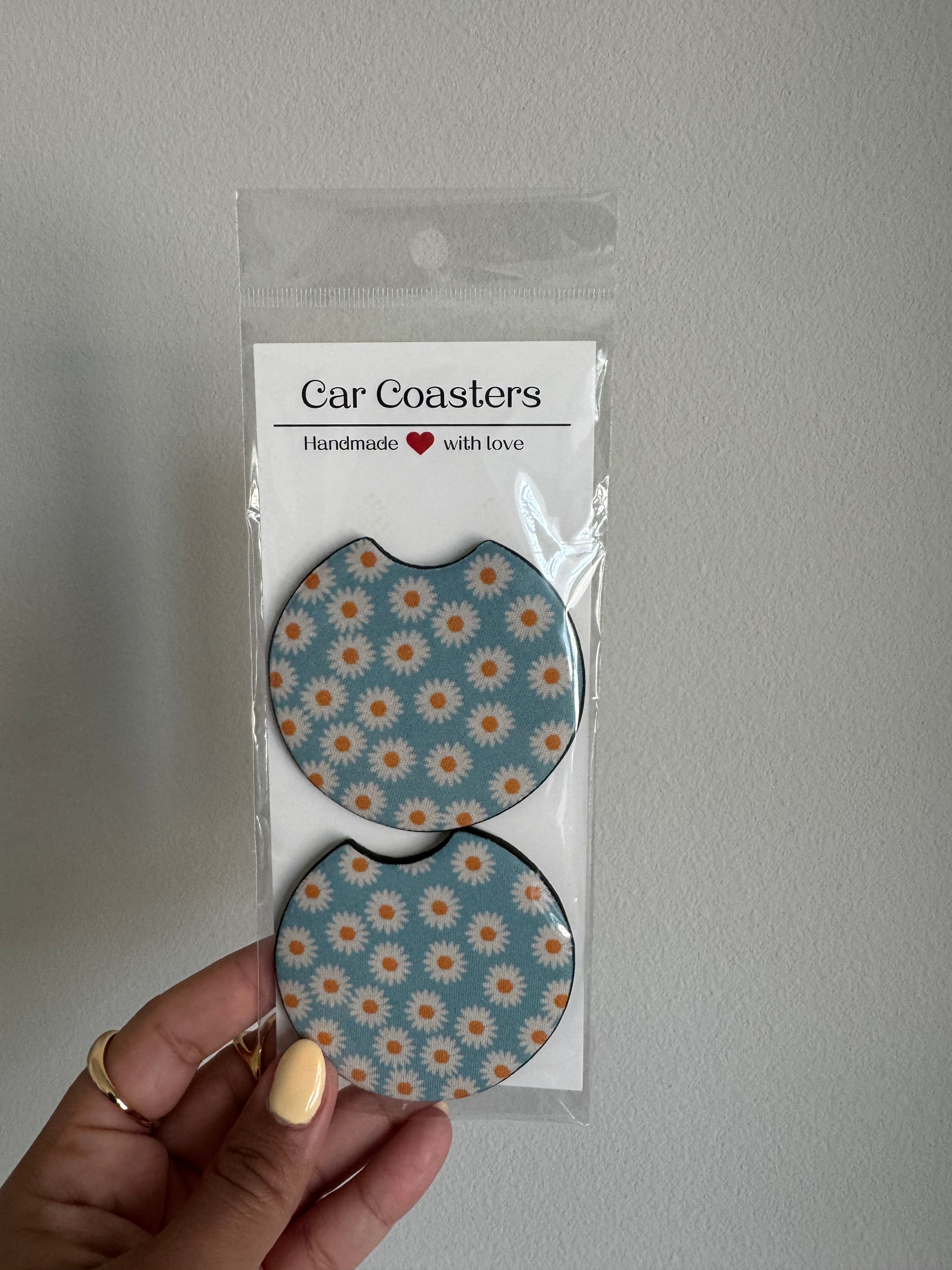 Car coasters set of 2