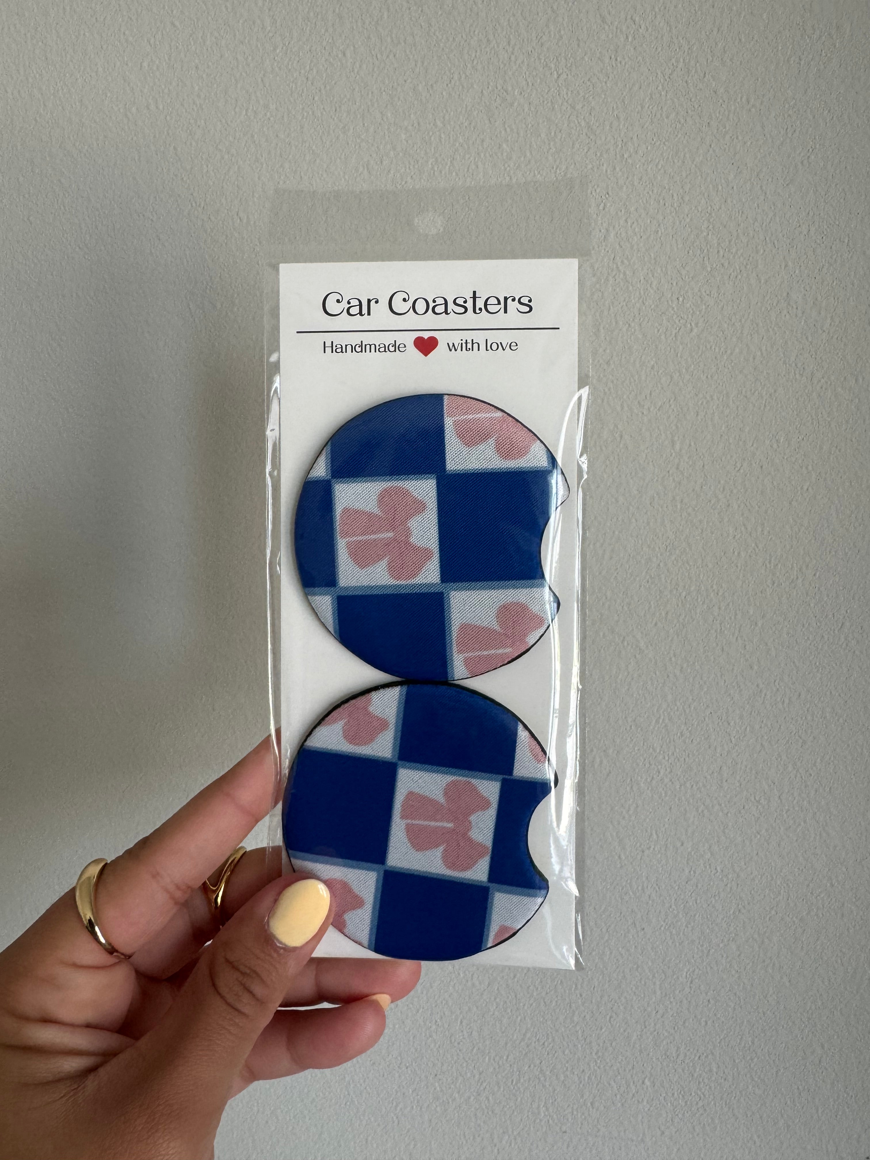 Car coasters set of 2