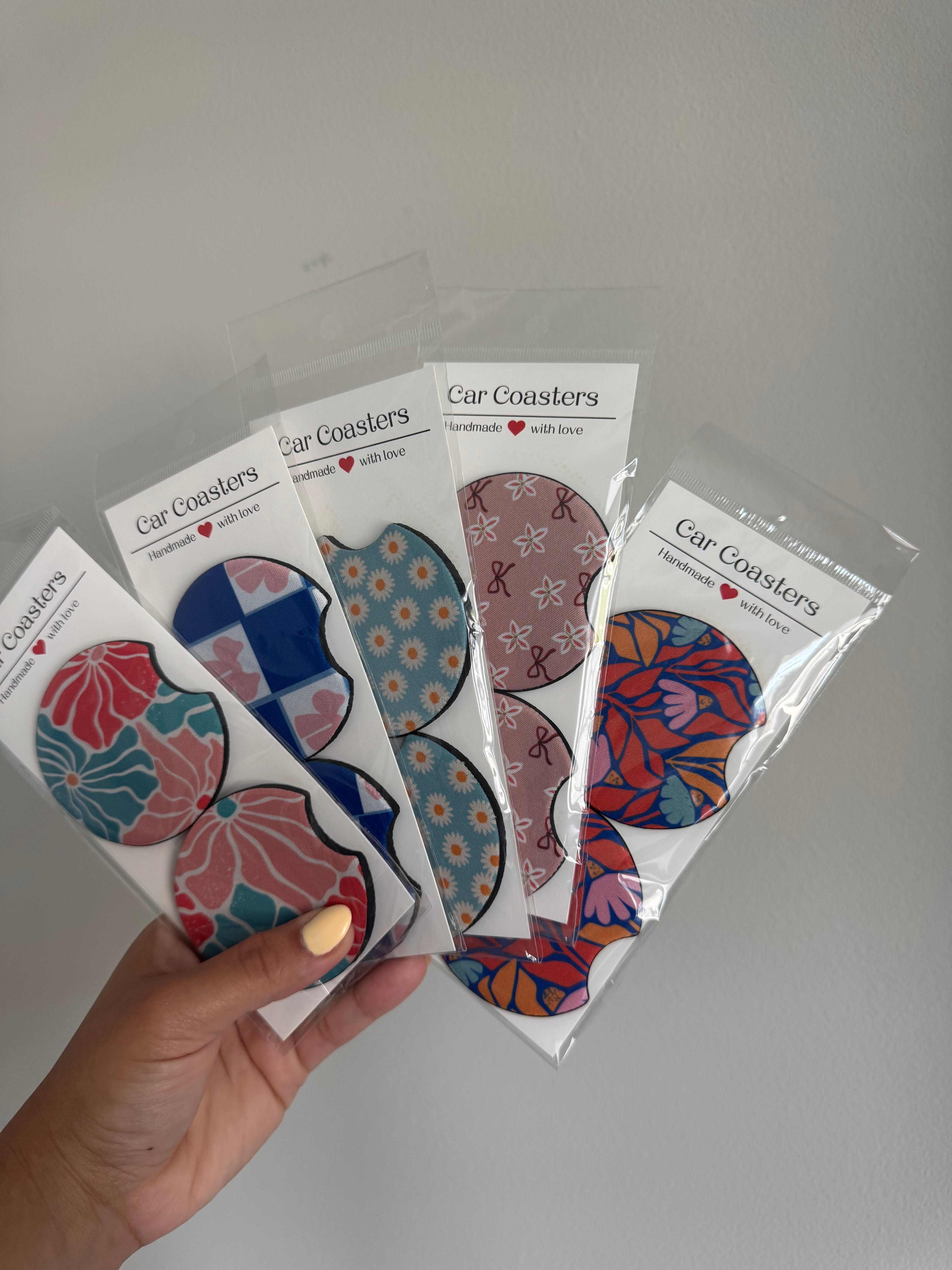 Car coasters set of 2