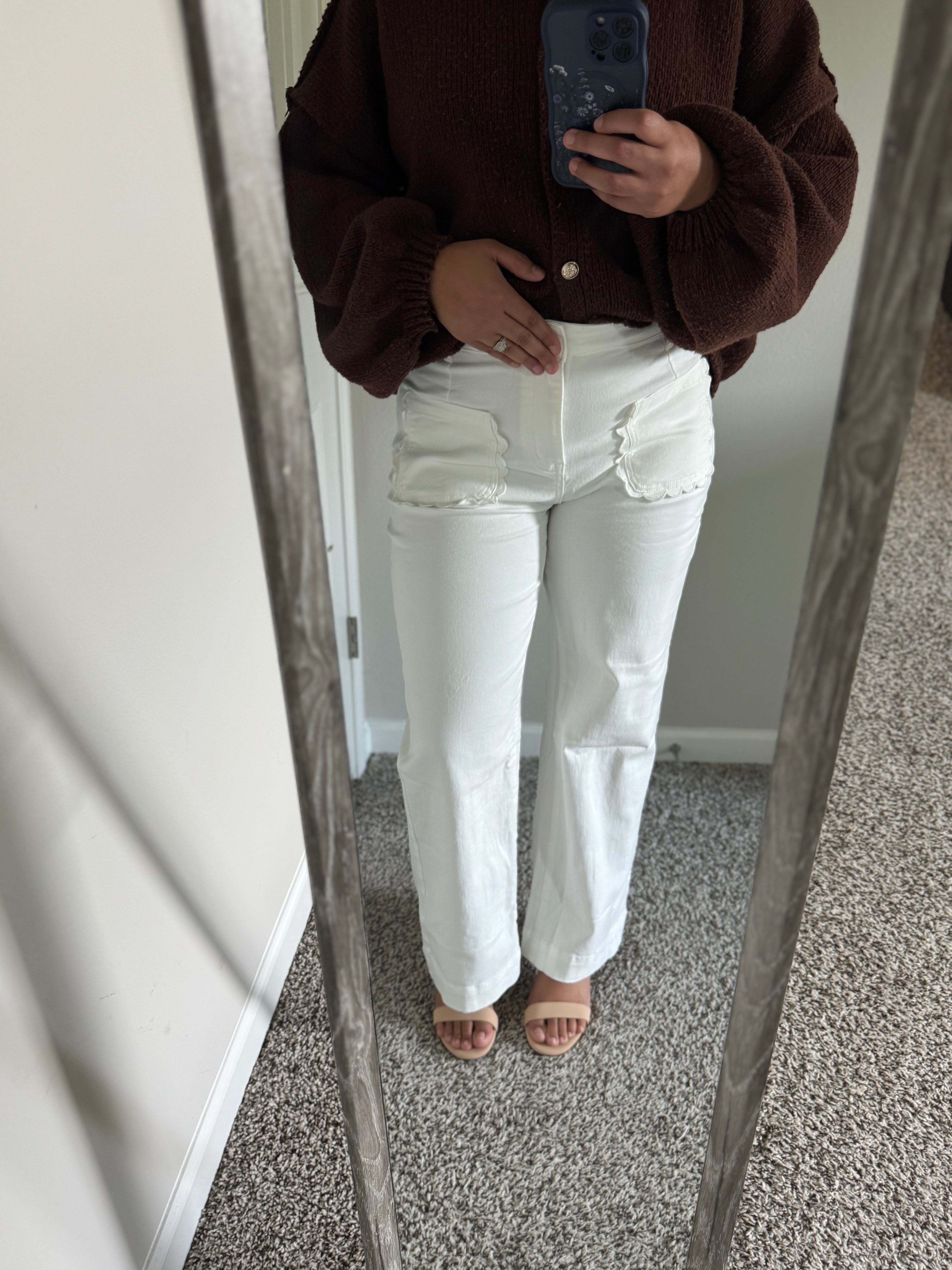 White jeans