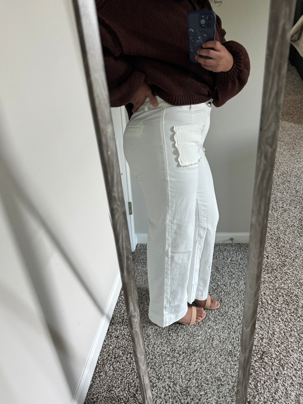 White jeans