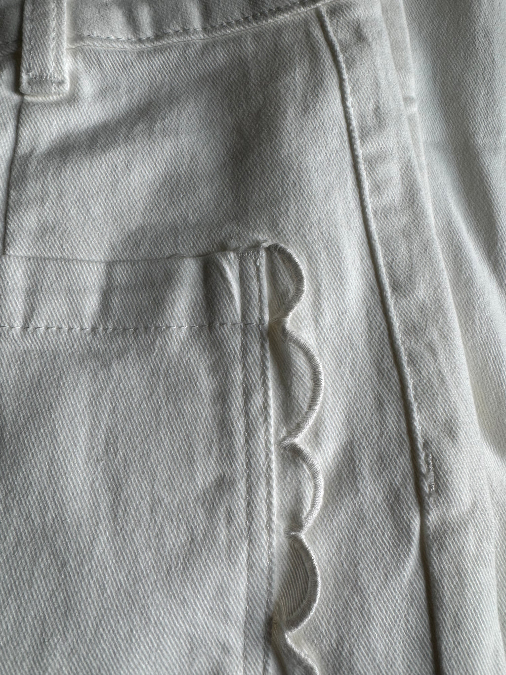 White jeans