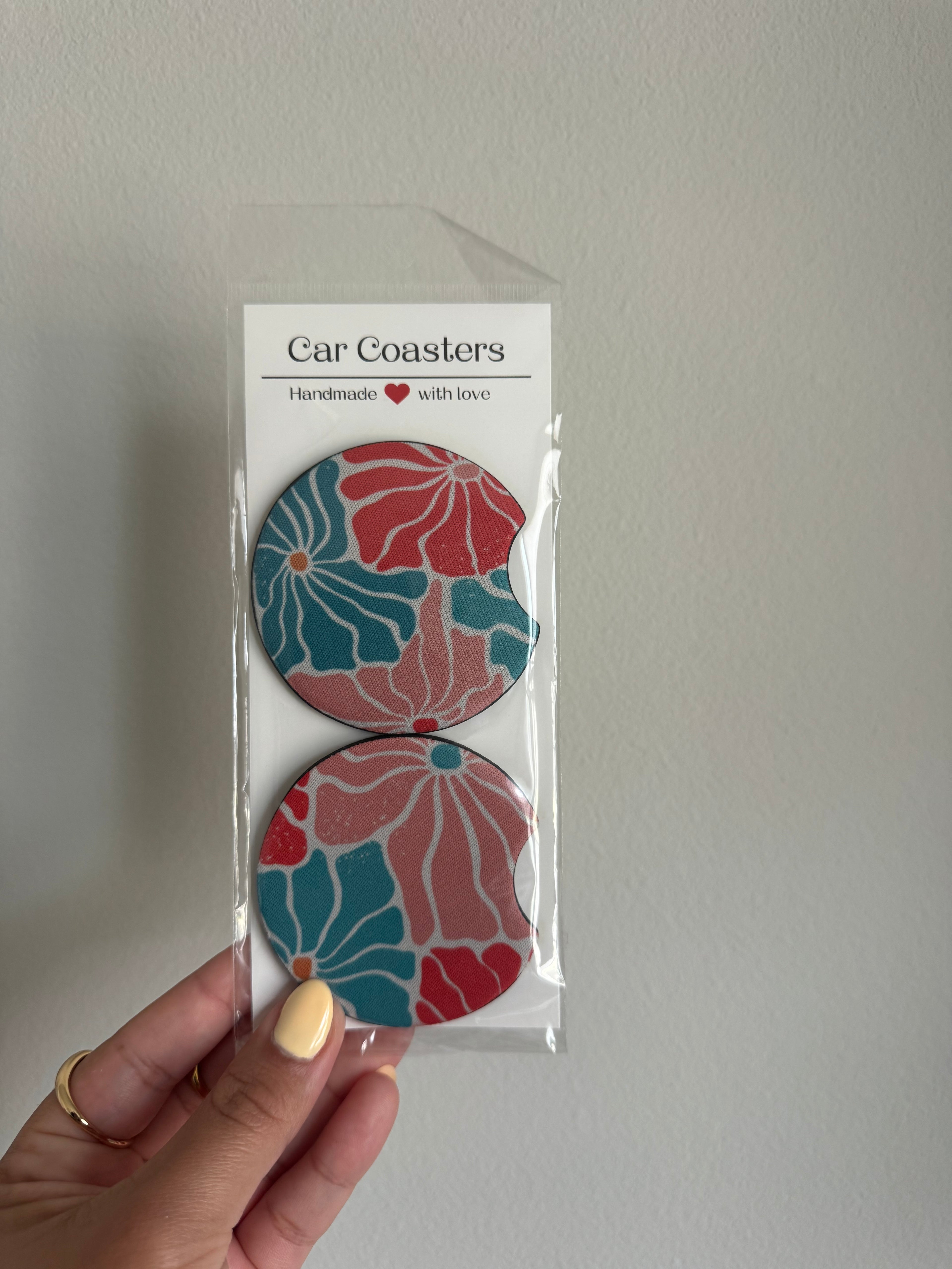 Car coasters set of 2