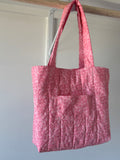The pink tote bag